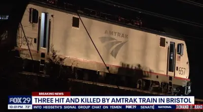 Three family members struck and killed by Amtrak train near Philadelphia: police